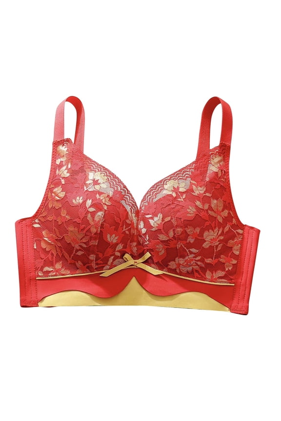 Maternity Bra, Bc Cup Print Front Closure Soft Fabric Plus Size Wireless Tank Style Daily Bras
