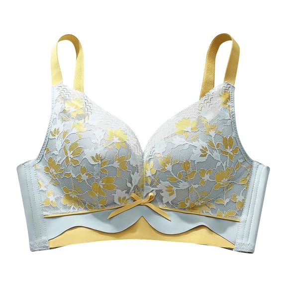 Hrsba Maternity Bra, Bc Cup Print Front Closure Soft Fabric Plus Size Wireless Tank Style Daily Bras