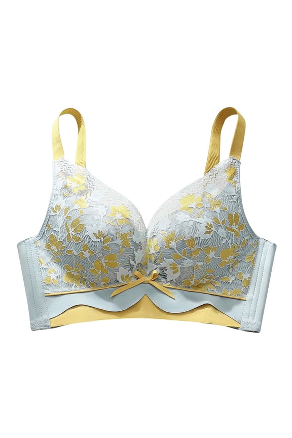 Maternity Bra, Bc Cup Print Front Closure Soft Fabric Plus Size Wireless Tank Style Daily Bras