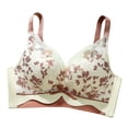 thumbnail image 1 of Hrsba Maternity Bra, Bc Cup Print Front Closure Soft Fabric Plus Size Wireless Tank Style Daily Bras, 1 of 6