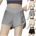 thumbnail image 1 of Hrsba Pack of Womens Shorts,4Pc Bundle Elastic Waist Casual Indoor Workout Leisure Shorts, 1 of 6