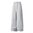 thumbnail image 1 of Hrsba Mens Full Length Pants,Warm Sweatpants For Men Stretch Pants Men Solid Color Straight Pants With Elastic Waist Drawstring Long Pants, 1 of 5
