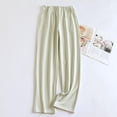 thumbnail image 1 of Hrsba Pajama Bottoms for Women,Plaid Thermal Fleece Pocket Home Pants, 1 of 3