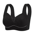 thumbnail image 1 of Hrsba Plus Size Bra,Lace Bra,Wireless Bra,Ladies Fashion Adjustable Tank Style Reduce Bust Effect Shaping Gathering Side Smoothing Daily Bra, 1 of 5