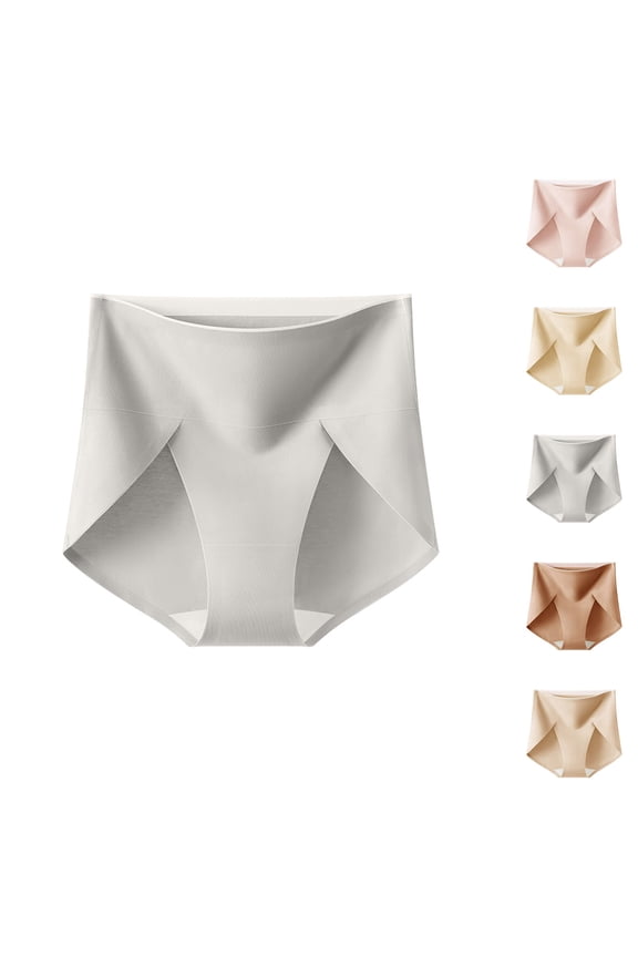Plus Size Cotton Panties High Waist Natural Crotch Wide Leg Opening Hip Lifting Inner Layer