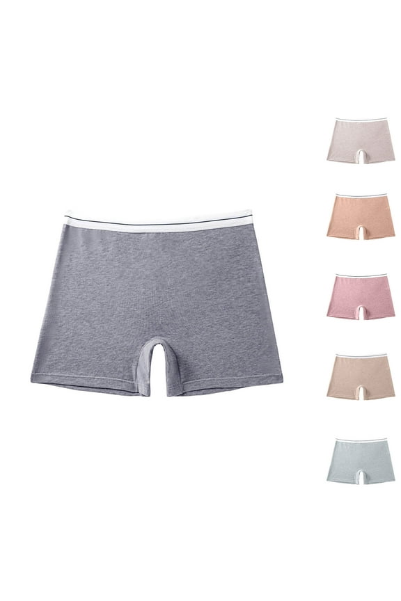 Plus Size Panties Mid Waist Cotton Crotch Hip Wrapping Wide Hip Part Inner Layer