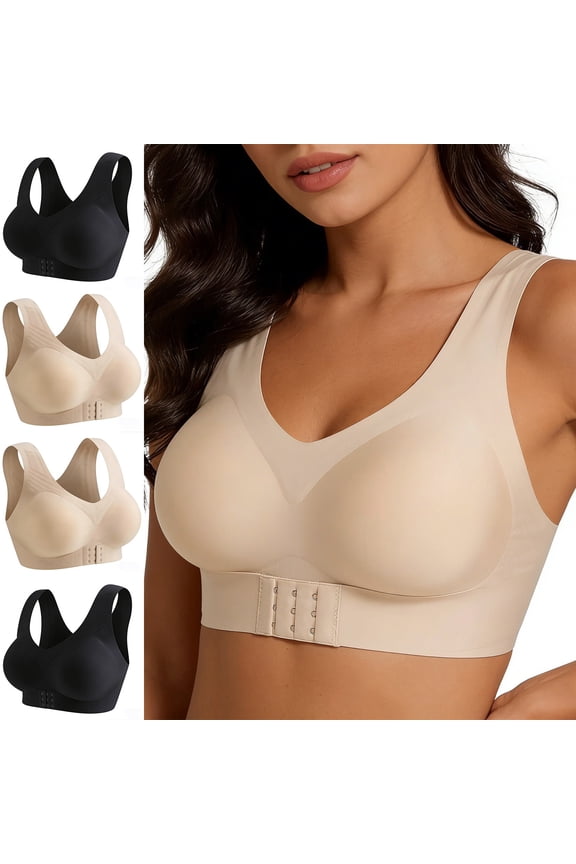 Posture Support Bras for Women Seamless Push Up Shaping Racerback Breathable High Support Sports Wear