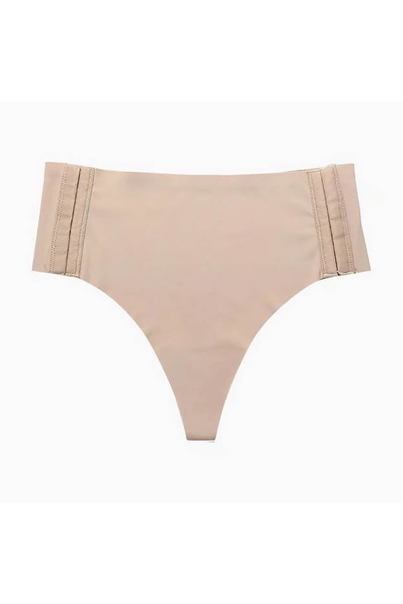 Seamless Panties for Women Mid Waisted Double Button Soft Touch Ladies Briefs