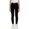 thumbnail image 1 of Hrsba Girls Jeans Solid Color High Stretch Slim Skinny Leg Elastic Waist Fashion Casual Denim Pants, 1 of 6
