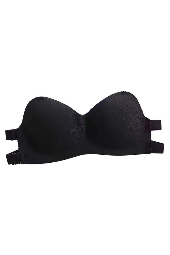 Strapless Bra, Bandeau Wireless Invisible Wrap Style Daily Basic Ladies Outer Wear