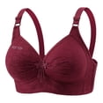 thumbnail image 1 of Hrsba Supportive Bras for Women D E F G Cup Wireless Push Up Breathable Daily Full Figure Bra, 1 of 5