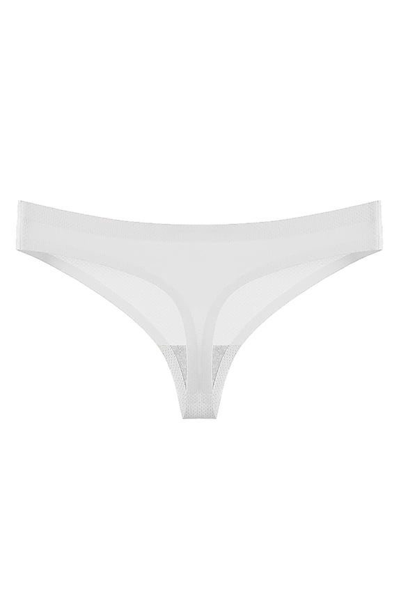 Thong Panties for Women Summer Seamless Air Permeable Low Waisted Hidden Daily Inner Style