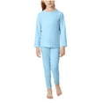 thumbnail image 1 of Hrsba Toddler Winter Casual Two-piece Outfit Sets， Boys and Girls' Two-piece Set Warm Thermal Underwear Long Sleeve for Ages 3-13, 1 of 5