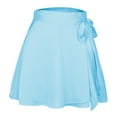 thumbnail image 1 of Hrsba Bodycon Skirts for Women, Womens Stripe Knit Ruched Tie Dye Skirt with Adjustable Side Drawstring Detail, 1 of 3