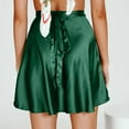 thumbnail image 1 of Hrsba Bodycon Skirts for Women, Womens Stripe Knit Ruched Tie Dye Skirt with Adjustable Side Drawstring Detail, 1 of 3