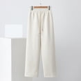 thumbnail image 1 of Hrsba Women's Flexible Pajama Pants,Elastic Waist Long Sleep Bottoms Stretchy Fabric, 1 of 5