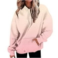 thumbnail image 1 of Hrsba Women's Hooded Sweatshirts,Women's Hooded Sweatshirts Gradient Print Long Sleeve Loose Casual Pullover Top Fall Outfits for Women, 1 of 4