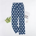 thumbnail image 1 of Hrsba Women's Printed Flannel Pajama Pants,Thickened Sleep Bottoms Elastic Waist Warm, 1 of 5
