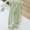 thumbnail image 1 of Hrsba Women's Solid Color Winter Pajama Bottoms,Thickened Sleep Pants Warm, 1 of 3