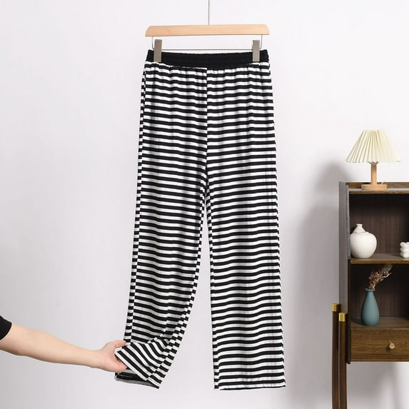 Hrsba Womens Pajama Bottoms, Plus Size Home Wear Pants