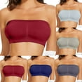 thumbnail image 1 of Hrsba Womens Plus Size Bra,Ladies Traceless Comfortable No Steel Ring Breathable Gathering Bra Woman Underwear,Womens Casual Summer Bra,Womens Bra, 1 of 5