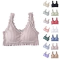 thumbnail image 1 of Hrsba Womens Plus Size Bra,Seamless Beautiful Back Wrap Top No Steel Ring Sexy Lace Underwear Sports,Womens Casual Summer Bra,Womens Bra, 1 of 4