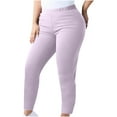 thumbnail image 1 of Hrsba Womens Plus Size Casual Pants, Yoga Pants Women Plus Size Solid Color Stretch Leggings Elastic Waist Athletic Trousers for Casual Sports and Daily Wear, 1 of 4