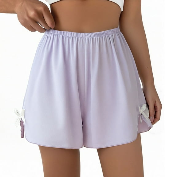 Hrsba Womens Sleep Pants,Solid Color Mesh Fabric Thin Coverage Loose Outdoor Wear Lightweight Base Bottoms