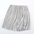 thumbnail image 1 of Hrsba Womens Sleep Shorts,Striped Light Fabric Integrated Garment 5 Length Bedridden Patient Home Bottoms, 1 of 5