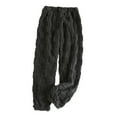 thumbnail image 1 of Hrsba pajamas Sets For Women,womens oajamas,Women's Winter Pajama Pants Sets Pajamas For Women Set pajamas Sets For Women Solid Color Flannel Elastic Waist Pants Warm Comfortable Loungewear, 1 of 3