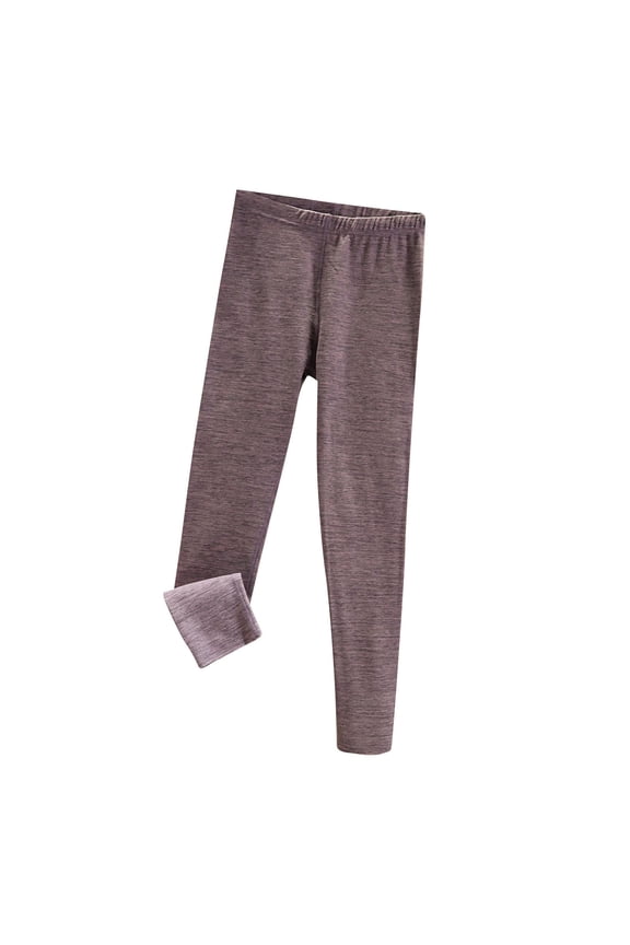 Women's Sleep Pants Slim Solid Color Base Layer 9/10 Length Warm Fall Winter Sleepwear Pants