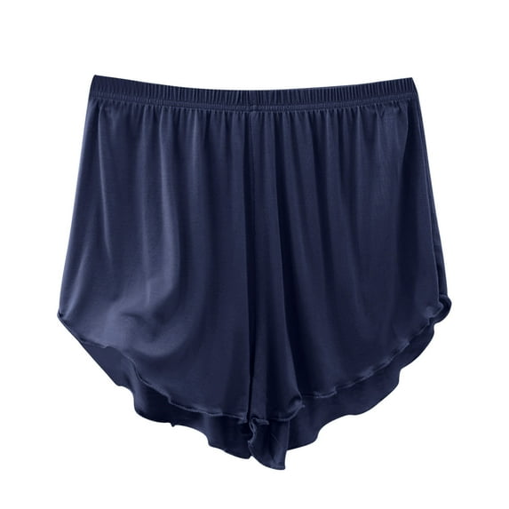 Hrsba Women's Sleep Pants Solid Color High Waist Draping Lightweight Casual Pants Sleepwear