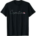 thumbnail image 1 of Hrvatska Simple Love Croatian Flag Heart on Croatia T-Shirt, 1 of 4
