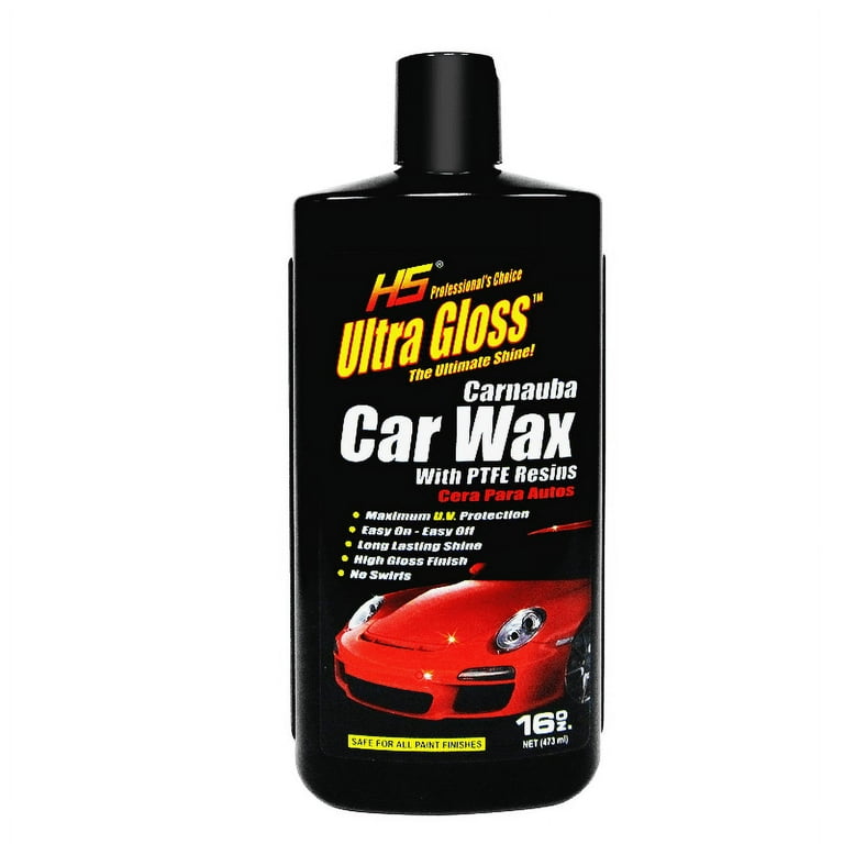 Hs Ultra Gloss 29.916 Car Wax Carnuba Long Lasting with PTFE