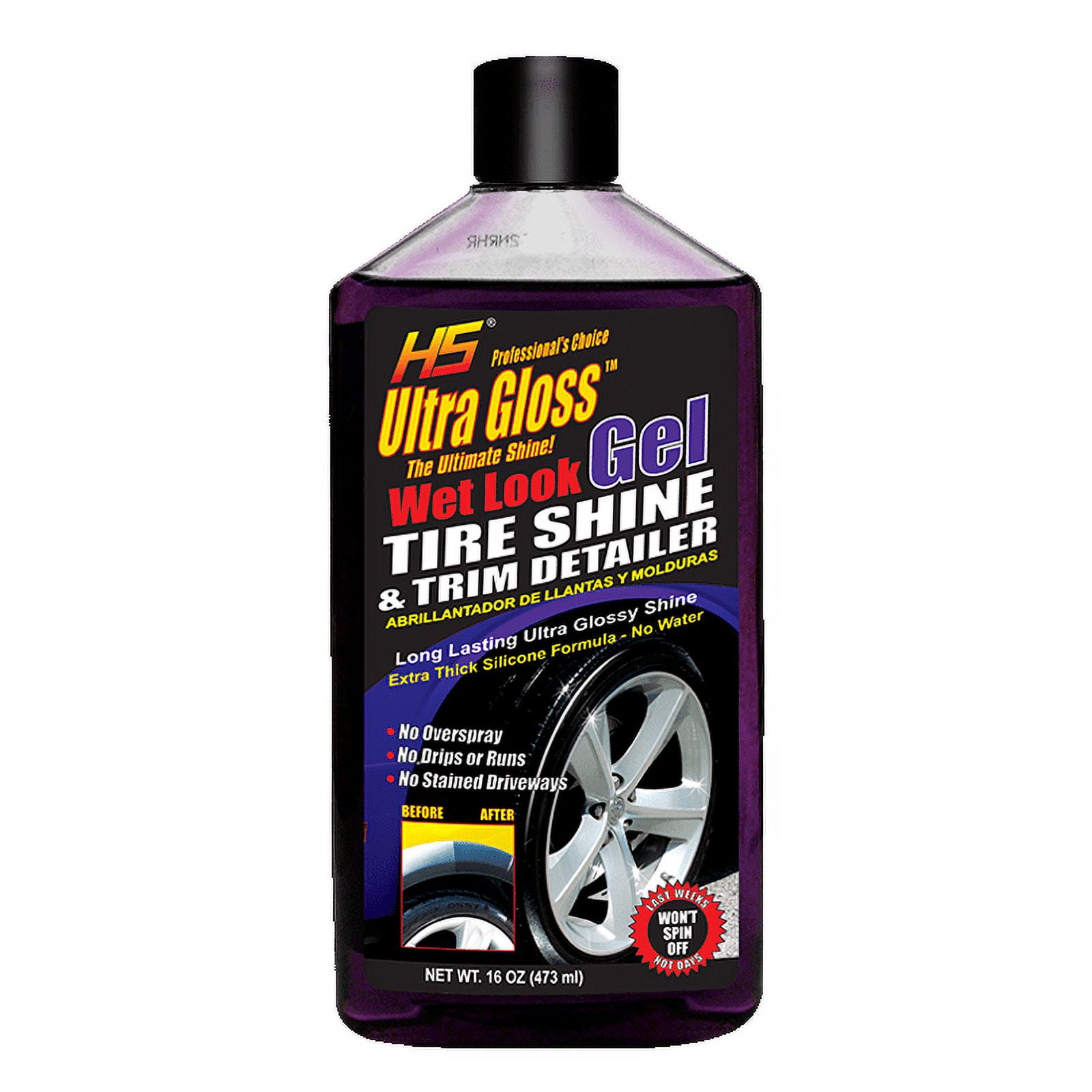 Hs Ultra Gloss 29.925 Gel Protectant Tire Shine & Trim Detailer 16 oz. 