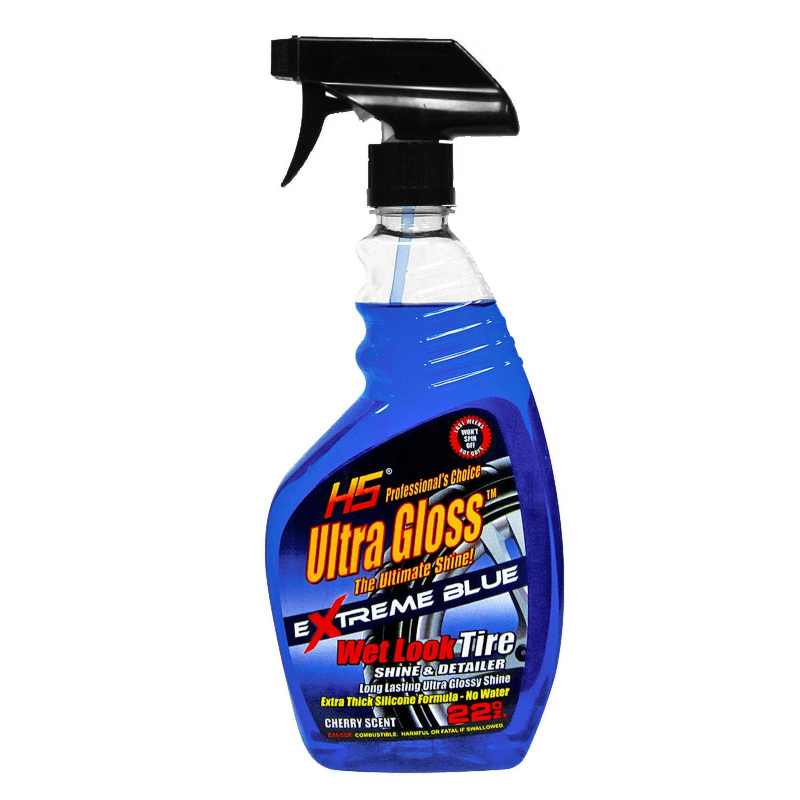 Auto Fanatic Mega Gloss Tire Shine 16oz - Extra Glossy Car Tire Shine That  Works on Rubber, Vinyl & Plastic - Long Lasting Tire Shine Gel That  Provides UV Protection and Ultimate