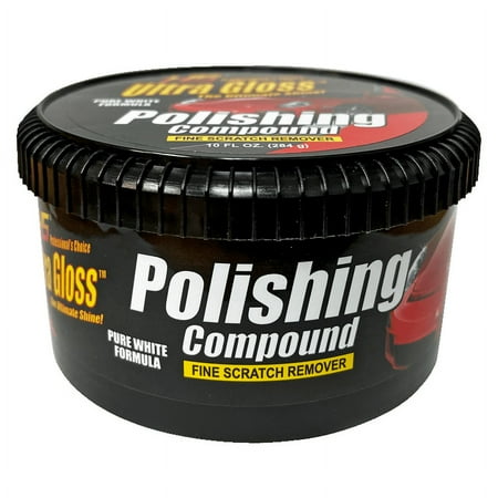 Hs Ultra Gloss Paste Polishing Shein Restore Compound Fine Scratch Remover uffers 10 oz.