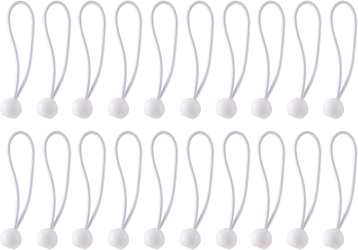 Hsakess Ball Bungee Cords Elastic String Tie Down Straps Heavyweight ...