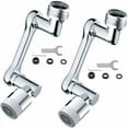 Hsankro 2PC 1080° Rotating Faucet Extender, Universal Sink Aerators