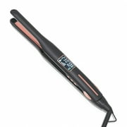 HsdsBebe 1/3 inch Mini Pencil Flat Iron Hair Straightener for Short Hair Styling with Digital Temp Control,Fast Heating