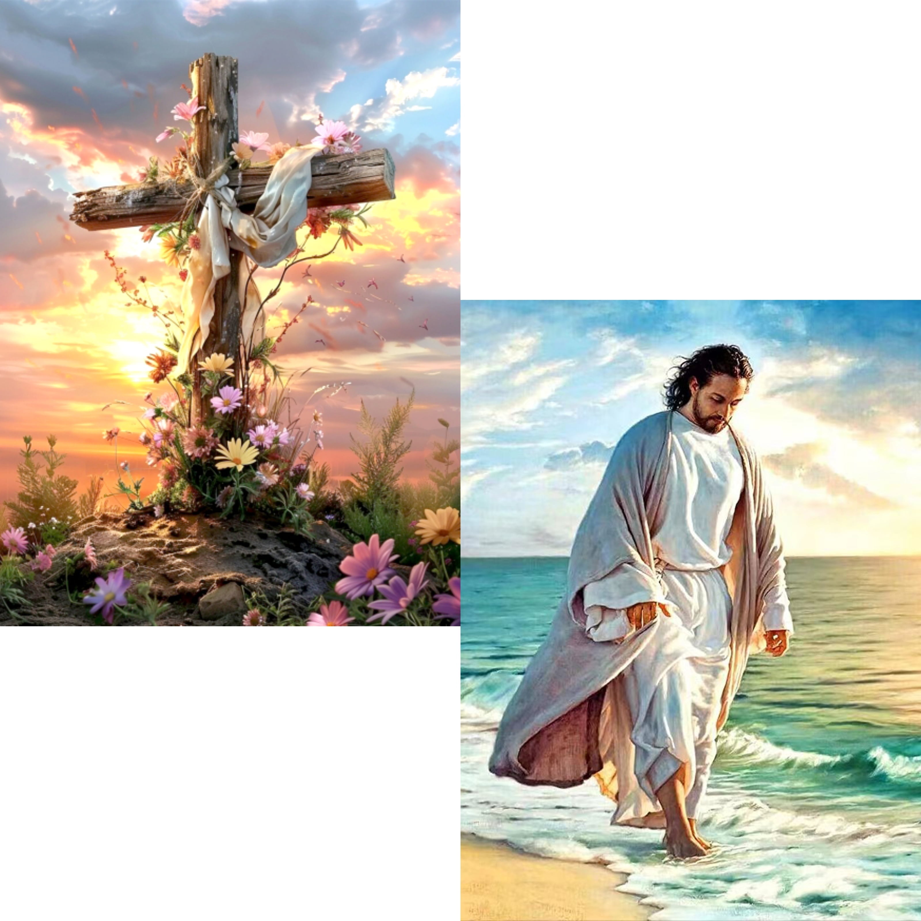 Kit Diamond Painting 5D Nascita Della Vita Gesù - Quadro Con Diamanti Rotondi 30x40cm, Per Adulti - Foto 10