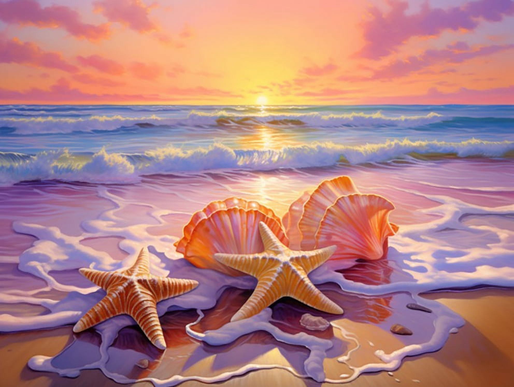 YALKIN Dandelion Flowers Large Diamond Painting Art Kits for Adults (35.4x15.7in) Gem Art