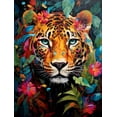 thumbnail image 1 of HsdsBebe Animals DIY Diamond Art Painting Kit, Tiger Art Craft Gem Painting Adult and Children DIY Full Round 5D Diamond Drill Kit, 1 of 5