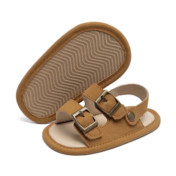 HsdsBebe Baby Boy Girl Sandals Infant Summer Soft Sole Shoe Anti-Slip Crib Shoes 0-18 Months