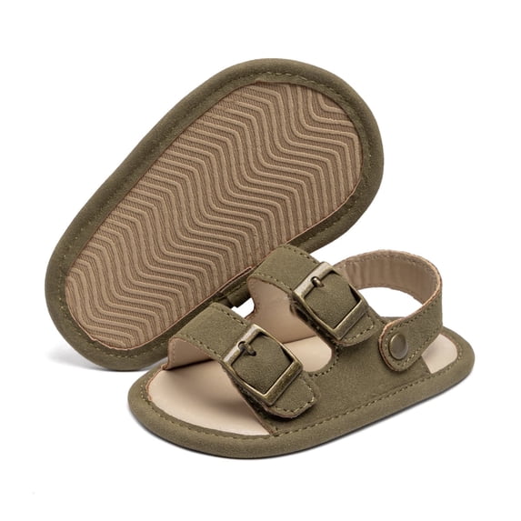 HsdsBebe Baby Boy Girl Sandals Infant Summer Soft Sole Shoe Anti-Slip Crib Shoes 0-18 Months