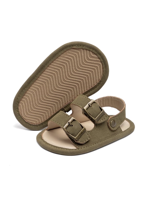 Baby Boy Girl Sandals Infant Summer Soft Sole Shoe Anti-Slip Crib Shoes 0-18 Months