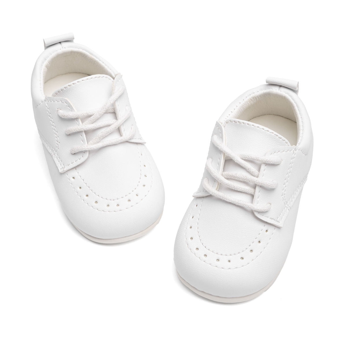 Baby Boys Girls Shoes Infant Oxford Dress Shoe Loafers Brogue Flats for First Steps Walkers 0-24M