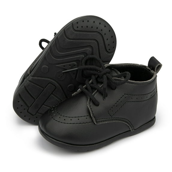 HsdsBebe Baby Boys Girls Shoes Infant Oxford Dress Shoe Loafers Brogue Flats for First Steps Walkers 0-24M