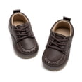 thumbnail image 1 of HsdsBebe Baby Boys Girls Shoes Infant Oxford Dress Shoe Loafers Brogue Flats for First Steps Walkers 0-24M, 1 of 8