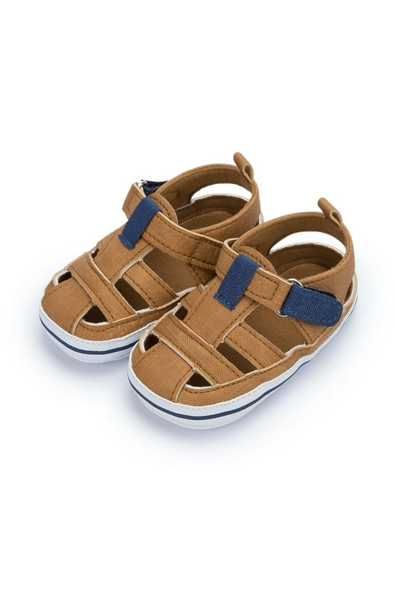 Baby Boys Shoes Infant Summer Sandals Closed Toe Shoe for Newborn 0-18 Months
